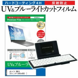 ポメラ DM10 [4インチ] 機種で使える ブルーライトカット 反射防止 指紋防止 液晶保護フィルム メール便送料無料の画像