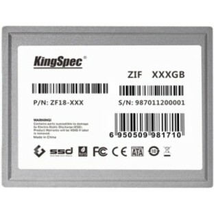 キングスペック 128ギガバイト 5mm ZIF ディスク KingSpec ZF18-128の画像