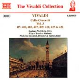 ニコラス・クレーマー/Vivaldi： Cello Concerti Vol 3 / Wallfisch, Kraemer[8550909]の画像