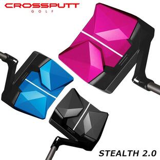 クロスパット ステルス2.0 ゴルフ パター マレット センターシャフト デュアルアラインメント 特許技術 メンズ レディース CROSSPUTT stealth 2.0の画像