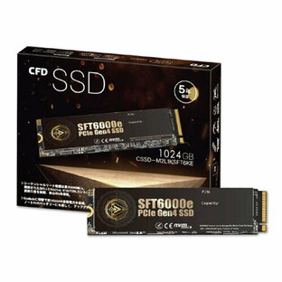 SSD CFD販売 CSSD-M2L2KSFT6KE [512GB/1TB/2TB/4TB/ PCIe Gen4x4/M.2-2280 NVMe/3D TLC NAND]の画像