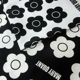 綿オックスフォードPT生地（AP1020-2）〜MARY QUANT〜デイジー 110cm巾 数量1（50cm）700円 日本製の画像