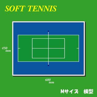 作戦ボード ソフトテニス Mサイズ カラー 自立式 作戦盤の画像