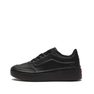 スニーカー VANS ヴァンズ ISSAC イサック V3942 BLACK/BLACK レディースの画像