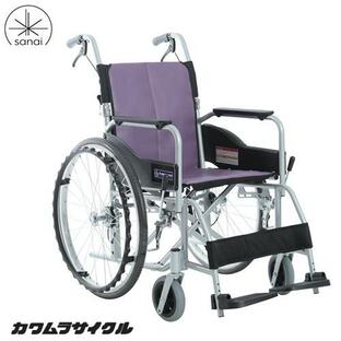 (カワムラサイクル) 標準型 車椅子 自走式 STAYER ステイヤー SY22-40 (42) SB No.112 カバーシート仕様 介助ブレーキ有りの画像