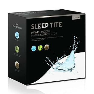 (Queen) - SLEEP TITE PR1ME Smooth 100% Waterproof Hypoallergenic Mattress Protector with 15-year Warranty - Queen Size【並行輸入品】の画像