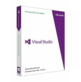 Microsoft Visual Studio Ultimate 2013 with MSDN英語|更新版の画像