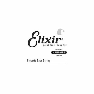 Elixir エリクサー ベース用 バラ弦 NANOWEB ニッケル Long Scale .105L #15405 【国内正規品】の画像