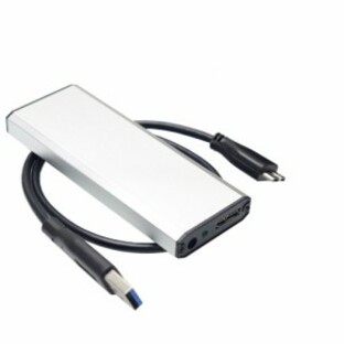 Macbook Pro 2012 A1425 A1398 MC975 MC976 MD213 MD212 ME662 ME664 SSDポータブルケースUSB 3.0から17 + 7ピンHDDエンクロージャーの画像