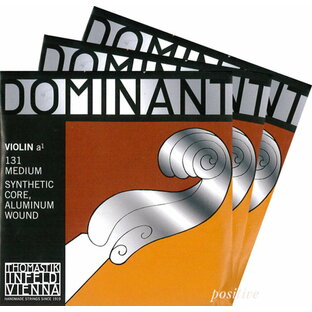 【Dominant】ドミナントバイオリン弦 2A、3D（シルバー巻）、4G セット 4/4サイズの画像