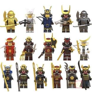 レゴ ミニフィグ サムライ 侍 戦国武将 日本武士 互換 LEGO ミニフィギュア ブロック おもちゃ キッズ 子どもの画像