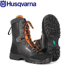 ハスクバーナ プロテクティブレザーブーツ クラシック20 5976594 保護具 防護用品 安全具 安全靴 軽量 作業用 ブーツ メンズの画像