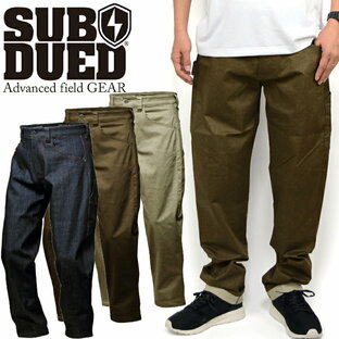 サブデュード SUBDUED SDA-018-0055 ファスト ドロー パンツ FAST DRAW PANTS ストレッチ デニム ツイル アウトドア ワーク ペインター ハンティング 狩 フィッシング 釣り ボトムス メンズ レディース 3カラー 国内正規 10%OFF セールの画像