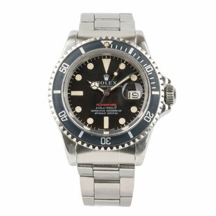 【アンティーク】Rolex/ロレックス Vintage サブマリーナ デイト 1680 Mark II ブラック/赤サブ 241万番 自動巻き メンズ腕時計 #jp27995の画像