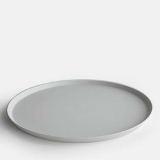 1616/arita japan / TY Standard ラウンドプレート280 Plain Gray 有田焼 TYスタンダード Round Plate | 116369の画像