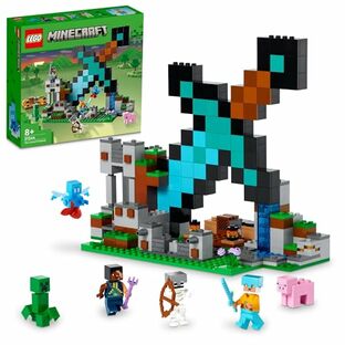 レゴ(LEGO) マインクラフト ダイヤモンドの剣の基地 誕生日プレゼント 21244 おもちゃ ブロック プレゼント テレビゲーム 冒険 男の子 女の子 8歳以上の画像