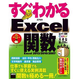 すぐわかる Excel関数 Excel 2013/2010/2007 電子書籍版 / 著者:早坂清志 著者:間久保恭子の画像