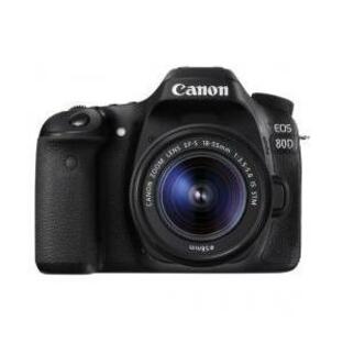 [保証開始日2024年4月20日]【他店印付/在庫あり】Canon EOS 80D EF-S18-55 IS STM レンズキット デジタル一眼レフカの画像