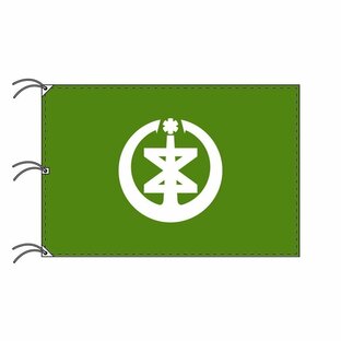 TOSPA 新潟市旗 新潟県県庁所在地の市の旗 140×210cm テトロン製 日本製 日本の県庁所在地旗シリーズの画像