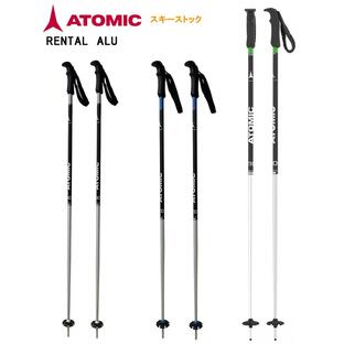 【訳有】ATOMIC アトミック ストック RENTAL ALU スキー ポール アルミストック 110cm-130cm AJ5005608の画像