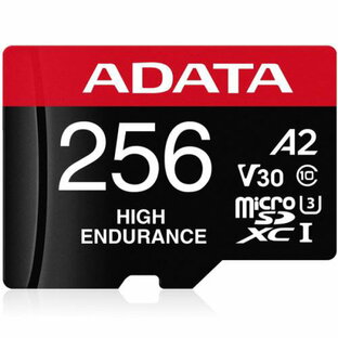 ADATA AUSDX256GUI3V30SHA2-RA1 microSDXCカード 256GB UHS-I U3 CLASS10 高耐久仕様 SD変換アダプター付属/2年保証の画像