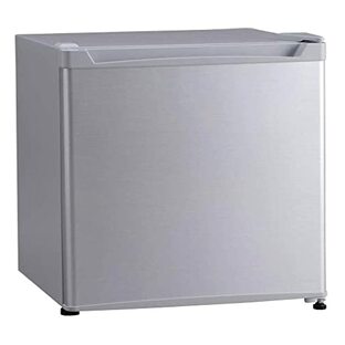 アイリスプラザ 冷蔵庫 46L 小型 一人暮らし 幅47cm 両開き 製氷室付き 7段階温度調節 小型冷蔵庫 ミニ冷蔵庫 独り暮らし シルバー PRC-B051D-Sの画像