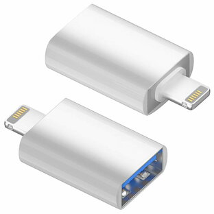 iPhone・iPad用 ライトニング-USB変換コネクタLightning - USB (メス)ICONSHOP IC-TIW1 iOSホストアダプター（OTG）USBメモリ、キーボード、マウス対応の画像