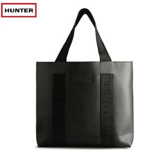 HUNTER トートバッグ rubberised leather east west tote UBS1155LRS: 日本正規品/通勤バッグ/ハンター/ラバー加工バッグ/トートバック/防水バッグ/cat-fsの画像