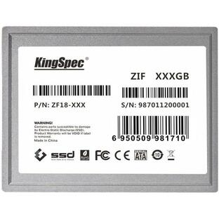キングスペック 128ギガバイト 5mm ZIF ディスク KingSpec ZF18-128 American Kitchenがお届け!の画像