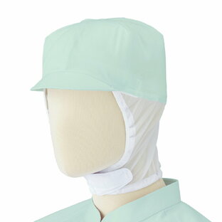 ミドリ安全 食品産業向け作業帽 キャップ グリーン フリー SC01Gの画像