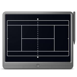 GIGART テニス 作戦ボード 15インチ 作戦ボード テニス 戦術ボード ロック機能搭載 テニス作戦板 専用ペン付き 作戦盤 戦術ボード 電子作戦の画像