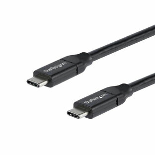 USB 2.0 Type-C ケーブル 1m 給電充電対応(最大5A) USB-C/ オス - USB-C/ オス USB 2.0規格準拠 USB-IF認証済み USB2C5C1Mの画像