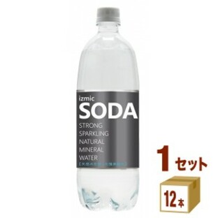 イズミック SODA（ソーダ）天然水 強炭酸水 1000ml×12本×1ケース (12本) （スマートプレミアム）炭酸水 水 炭酸 シリカ イズミックソの画像
