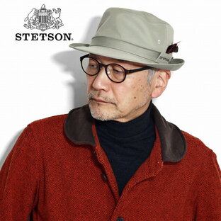 ハット メンズ 帽子 アルペンハット 秋冬 ROYAL STETSON ブランド 日本製 男性用 シンプル 定番 ステットソン 羽根付き コットン オリーブ 日本製 Mサイズ Lサイズ ロイヤルステットソン 帽子通販 送料無料 ギフト プレゼント 父の日 [ alpine hat ]の画像