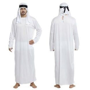 アラブ コスプレ 石油王 コスチューム 仮装 民族 衣装 ターバン ハロウィン 面白いの画像