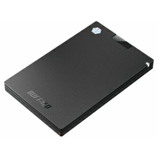 BUFFALO バッファロー USB3.2(Gen1) TypeA対応 抗ウイルス・抗菌ポータブルSSD 500GB SSD-PGVB500U3-B 単品購入のみ可（同一商品であれば複数購入可） クレジットカード決済 代金引換決済のみの画像