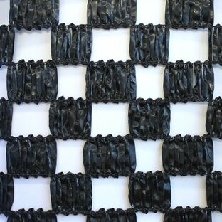 ダイオラン (遮光ネット) 黒 巾200cm×長さ50m 遮光率50％ 市松模様 ラン栽培/観葉植物栽培向けの画像
