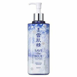 【数量限定】コーセー 薬用 雪肌精 化粧水(ディスペンサー付きボトル) 500ml 全2種類 SAVE the BLUE 2023の画像