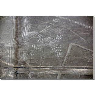 風景写真ポスター 世界遺産！ 南米ペルー、果てしなく広がる乾燥地帯に描かれた謎のナスカの地上絵「蜘蛛 2」 pst-NSK-37の画像