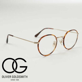 Oliver Goldsmith / オリバー ゴールドスミス メガネ 人気モデル ラドレット RADLETT - Gold OSHB メタルフレームxセルフレーム コンビネーション 46size 6253-5052の画像