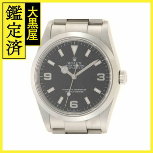 F番並行品 ROLEX ロレックス 腕時計 エクスプローラーI 114270 ステンレススチール ブラック文字盤 自動巻き【472】TS 【中古】【大黒屋】の画像