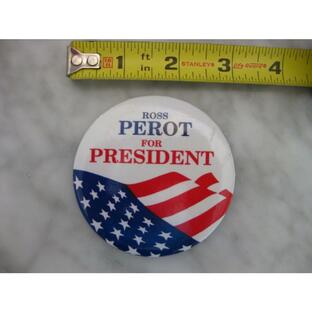 ピンバッジ Ross Perot for President Campaign Pin, Vintage 1992の画像