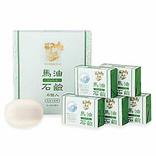 【送料無料】ソンバーユ馬油石鹸ヒノキの香り（85g×6個入）×1箱の画像