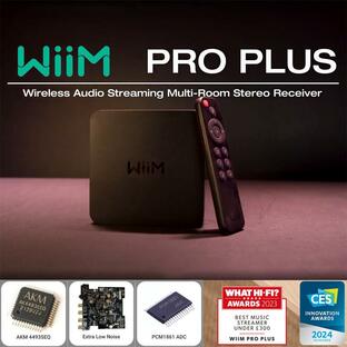 【国内正規品】 WiiM Pro Plus AirPlay 2 レシーバー Audio WiFi マルチルームネットワークストリーマーの画像