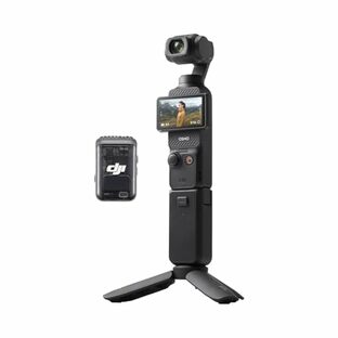 DJI vlogカメラ Osmo Pocket 3 クリエイターコンボ 1インチCMOS 4K 120fps 動画対応 Vlog用カメラ 3軸スタビライザー ジンバルカメラ アクションカメラ 顔 被写体トラッキング 高速フォーカス マイク同梱の画像