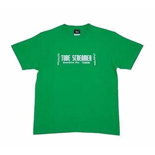 Ibanez アイバニーズ TUBE SCREAMER TS808 デザイン 半袖 Tシャツ 【Lサイズ】 グリーン IBAT010Lの画像