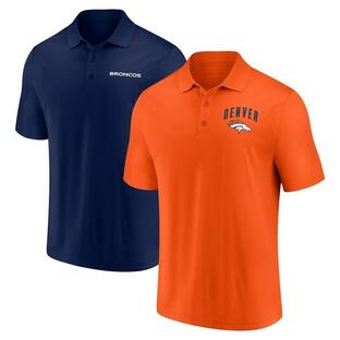 ファナティクス Tシャツ メンズ Denver Broncos Fanatics Lockup Two Pack Polo Setの画像