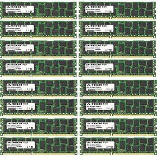 128GB KIT (16 x 8GB) Intel Mシリーズ MFS2600KI (ECC登録済み) DIMM DDR3 ECC登録済み PC3-12800R 1600MHz デュアルランクサーバー RAMメモリ A-Techブランドの画像
