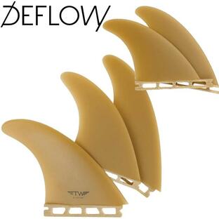 DEFLOW TW 5 FIN SET 5フィン セット ツイン サーフィン サーフボード フィン ボードフィン センターフィン サイドフィン リアフィンの画像