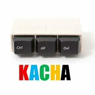 Thinking Power Project 手遊びガジェット KACHA Reboot Anytime TPT-KACHA-01 3つのキーを同時押し リブート コマンド 「Ctrl」+「Alt」+「Delete」 操作 パソコン キーボード キータッチ 本体ケース キースイッチ 取り外し可能 取り換え可能 安全の画像